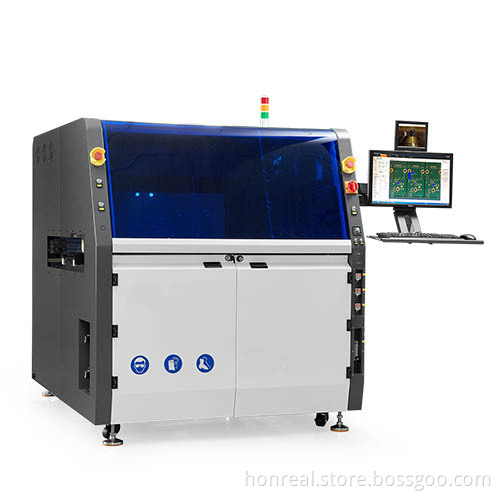 Online small selective wave soldering machine